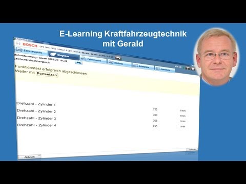 Fehlersuche Common-Rail Leerlaufdrehzahlvergleich Diesel Eigendiagnose Common-Rail Injektor Test