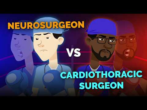 脳神経外科医 vs 心臓血管外科医 💥 キャリア対決 (Neurosurgeon vs Cardiothoracic Surgeon  💥 Career Battle)