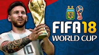 ARGENTINA WORLD CUP FULL PLAY THROUGH!!! FIFA 18 World Cup Mode