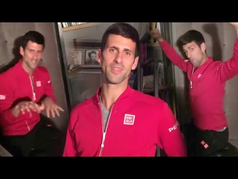 Novak Djokovic playing Piano REAL FOOTAGE Uncut - pimp my tennis