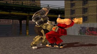 Download lagu Tekken 3 Gun Jack with Kuma Moves Arcade mp3
