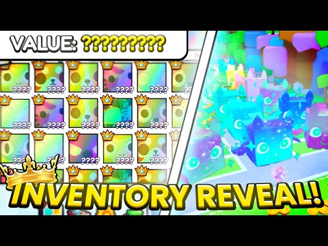 💖 Richest Pet Sim 99 Inventory? 🌈 Sizzles Shows Off Her Rainbow Titanics & Jelly Pets! 🐶