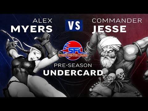 Alex Myers (Cammy) vs. Commander Jesse (Dhalsim) - Undercard - SFL Season 3 Pre-Season Week 1