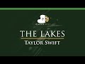 Taylor Swift - the lakes - LOWER Key (Piano Karaoke Instrumental)