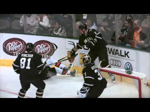 Niklas Grossman drills Milan Michálek [HD]