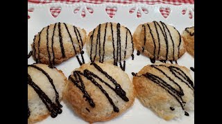 Hindistan Cevizli Kurabiye Tarifi - Yağsız, Unsuz 3 Malzemeli Kurabiye Tarifi