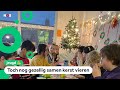 Kerstontbijt op school, week eerder dan gepland