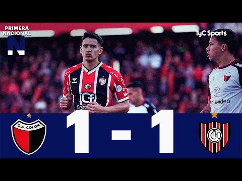 Colón 1-1 Chacarita | Primera Nacional | Fecha 28 (Zona B)