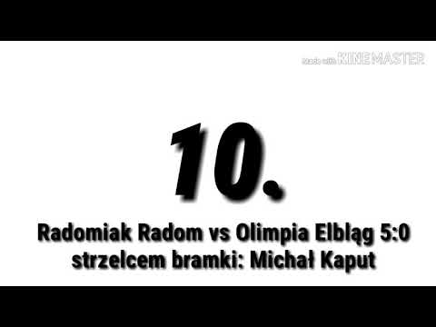TOP 10 najładniejszych bramek Radomiaka Radom w sezonie 2018/2019 w 2 lidze!