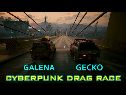 CYBERPUNK 2077 ► Drag Race "Rattler" VS "Gecko"