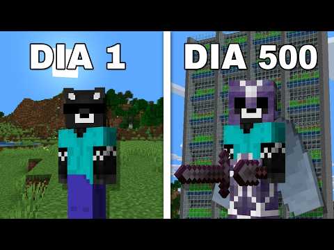 Sobreviví 500 DÍAS en mi HARDCORE (récord)