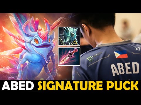 ABED SIGNATURE PUCK DOMINATES THE GAME | DOTA 2 Gameplay