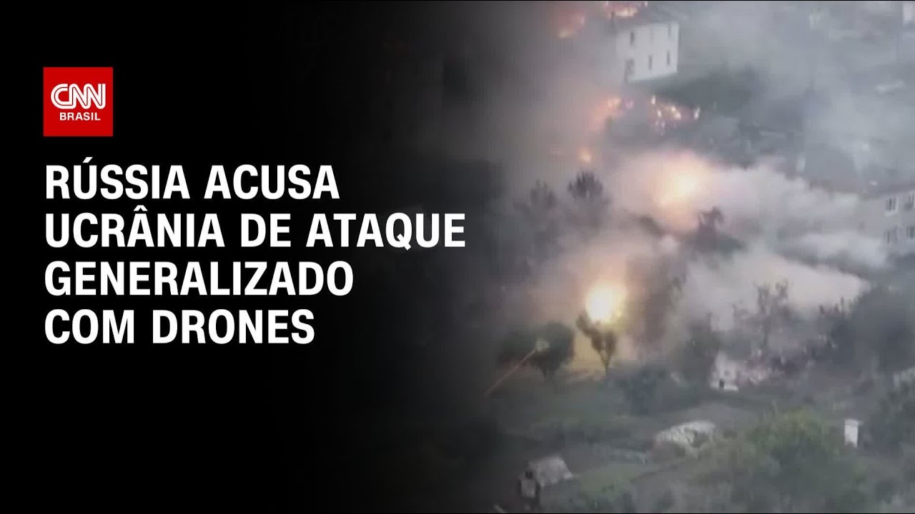 Rússia acusa Ucrânia de ataque generalizado com drones | CNN PRIME TIME