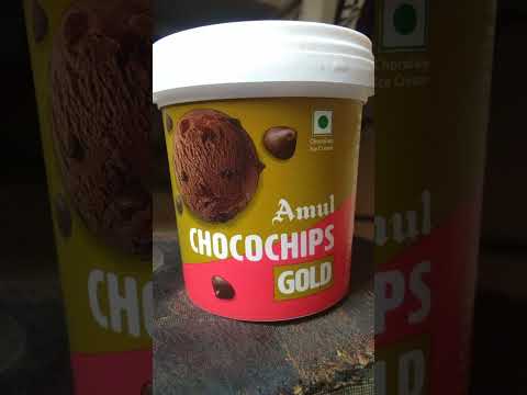 Amul chocochips gold icecream 😋
