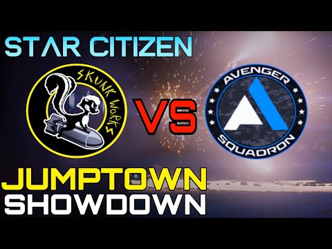Skunks VS AVENGER SQUADRON - Jumptown showdown against Avenger One ORG -Star Citizen 3.17.2 ORG WAR