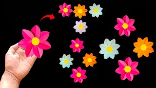 Beautiful and Easy Paper Flower Craft DIY | How to make paper flower easy | Beautiful Paper craft