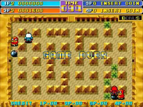 Bomberman World | New DynaBlaster - Global Quest | New Atomic Punk - Global (Demo Gameplay) MAME