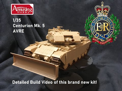 Centurion Mk.5 AVRE Amusing Hobby: Detailed Build Video