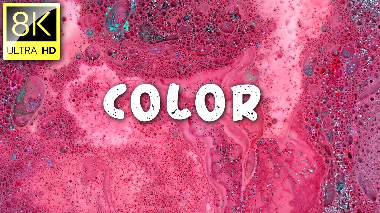 Abstract Color Mix | Collection in 8K ULTRA HD (60 FPS) | Satisfying Film With Calm Music