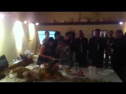 2013-06-29 Klapa Zvonimir post-concert in Jurandvor in Baska Stone Tablet museum