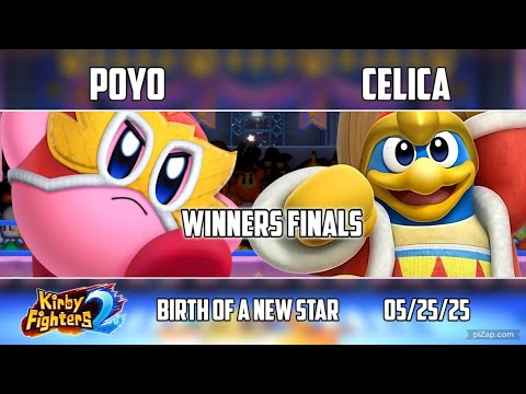Poyo (Gooey/Wrestler) vs Celica (King Dedede) Kirby Fighters 2 Tournament - Birth of a New Star