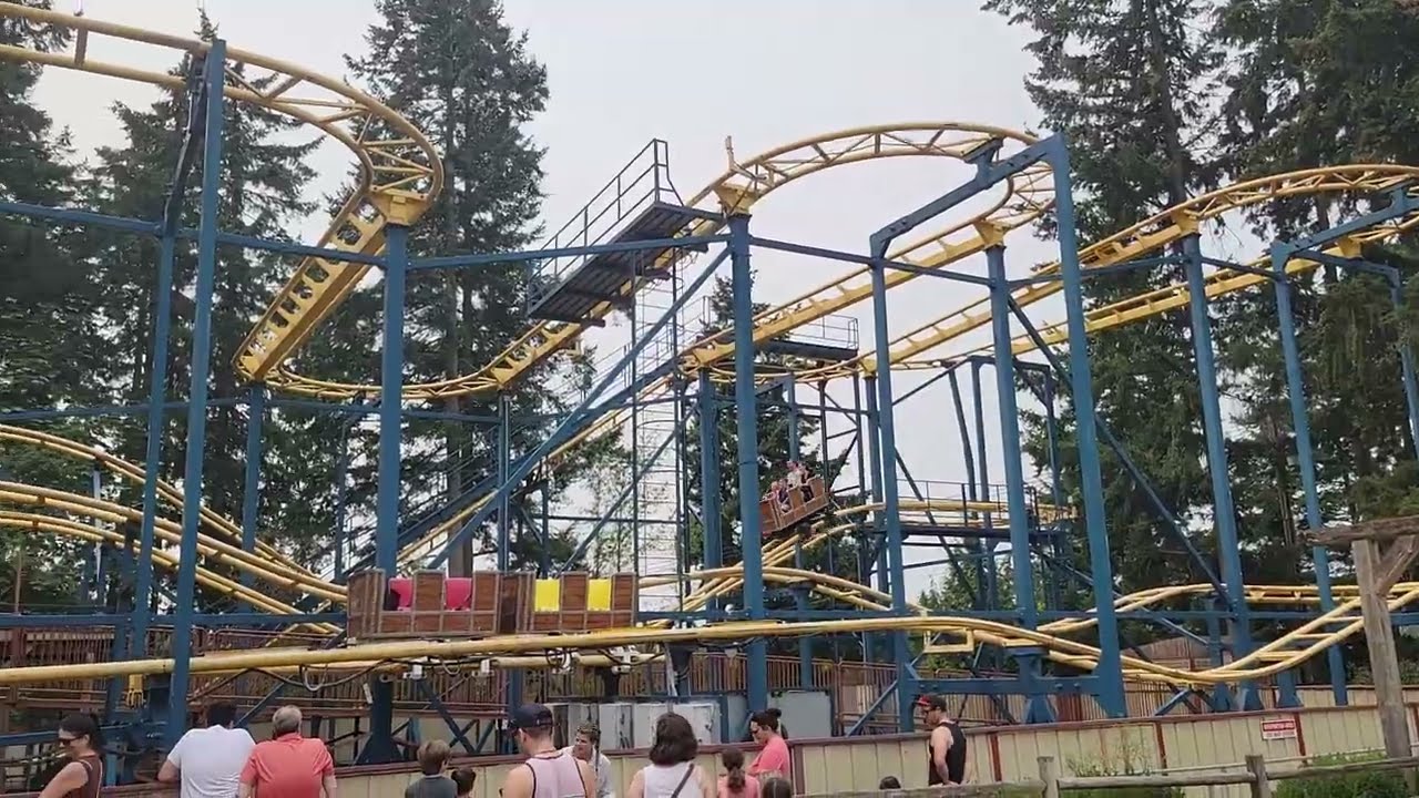Wild Waves Theme Park Klondike Gold Rusher Ride on, September 7th, 2024 Saturday!