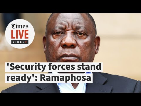 'Anarchy, disorder' will not be tolerated says Ramaphosa on planned protest