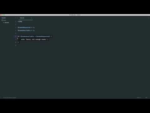 PHP Basics IF statements and operators Comparison operators 16 35