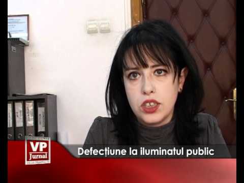 Defecţiune la iluminatul public