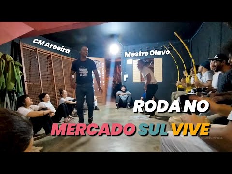MESTRE OLAVO E CM AROEIRA NA RODA DO MERCADO SUL