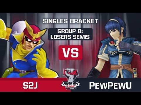 S2J vs PewPewU - Melee Singles: Group B - Smash Summit Spring 2017