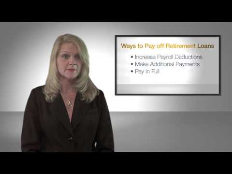 Preparing for Retirement: Part Two — Repaying Your Retirement System Loans (Update 6-8-2016)