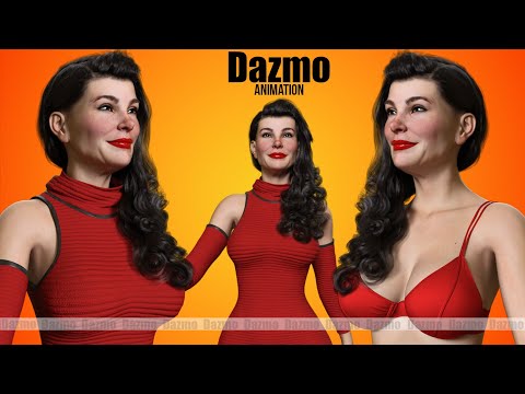 Daz3d Animation | Fashion With Animation | Genesis 8 Female | dForce Cold Shoulder Dress | A20