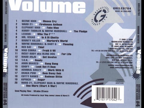 Ricky Rudy aka Bling Dawg - For Life (Volume Riddim) 2000 Remasterizado HQ