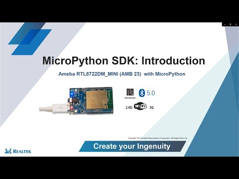 Introduction to Ameba MicroPython SDK