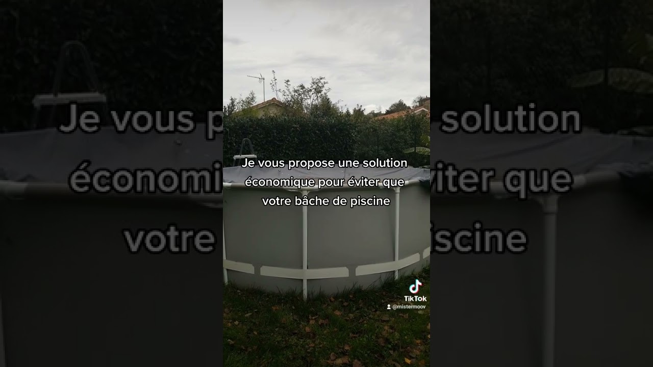 Comment faire tenir sa bâche de piscine