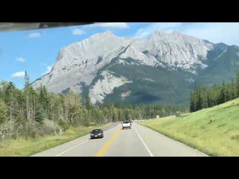 Driving Through Jasper National Park Canada