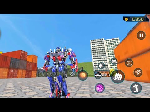 Optimus Prime Multiple Transformation Jet  Robot Car Games  2022 #21 -22    - Android Gameplay