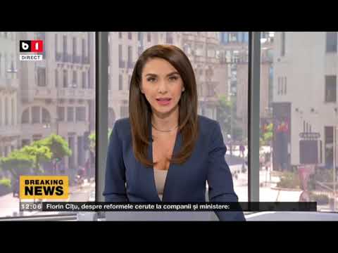 STIRI B1 ORA 12.00 DIN 11 AUGUST 2021 CU ANETA SANGEORZAN - INCENDIU URIAS IN CAPITALA