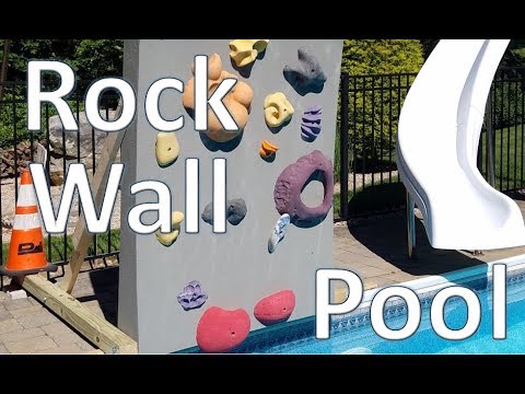 Rock Wall Over Pool Build, Part 1