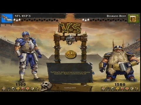 Blood Bowl Chaos Edition (Pc Game) - [Human Vs Dwarves] Season 1 Game 3