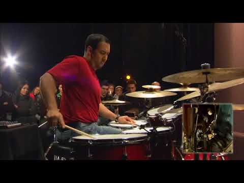 Antonio Sanchez playing along with "The Gathering Sky"