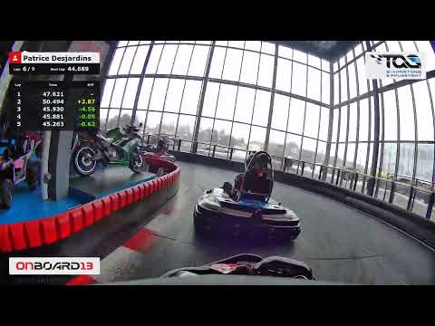 OnBoard13 - Best lap on TAG E-Karting & Amusement in Montreal, Canada