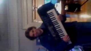 Me and my friends, playin metalica ( I mean poison ) on piano/guitar