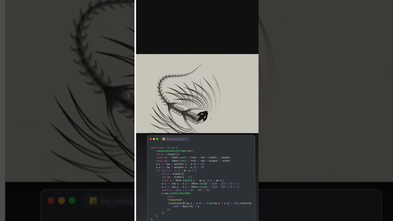 Python Animated Snake – Where Math Meets Motion #science #maths #code
