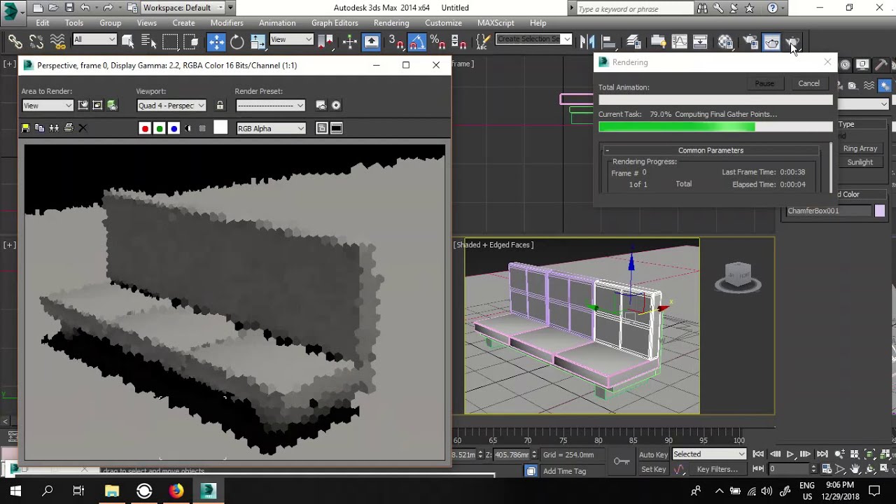 3Ds Max Tutorial Simple Sofa