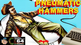 PNEUMATIC HAMMERS – Commodore 64 (1987) | Industrial Platforming Challenge