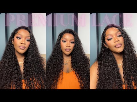 18inch natural color Peruvian Virgin Hair Body Curl lace front wig