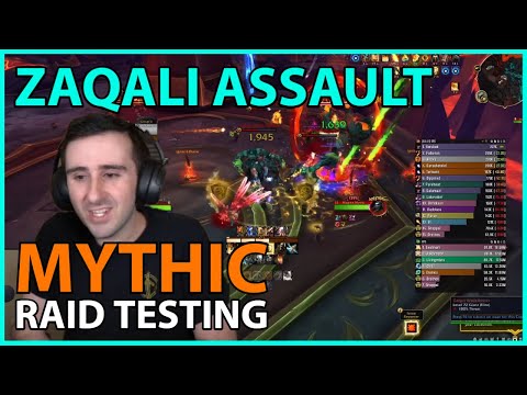 Zaqali Asssault MYTHIC Raid Testing & Commentary