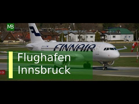 Flughafen Innsbruck Landung und Start vom 16.03.2019.